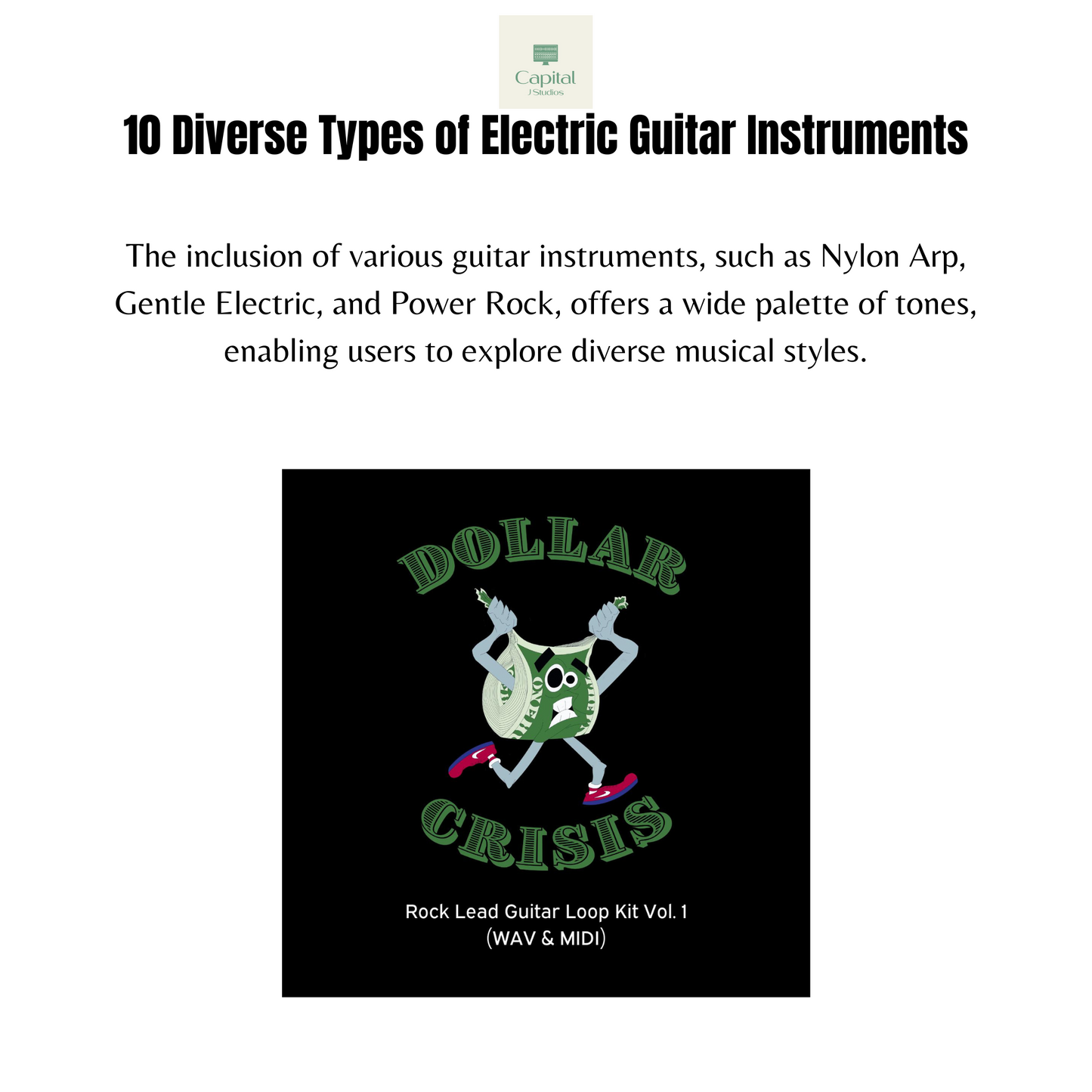 Dollar Crisis Rock Lead Guitar Loop Kit Vol. 1