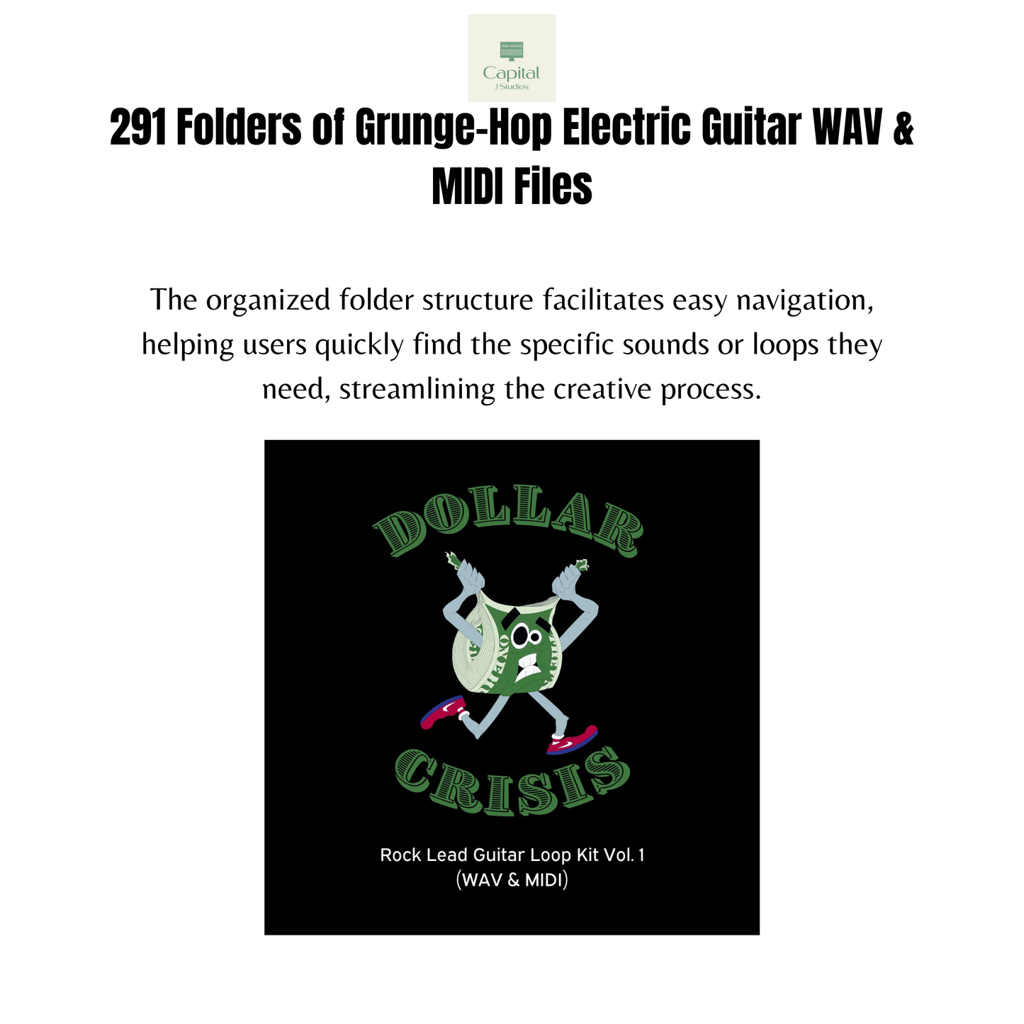Dollar Crisis Rock Lead Guitar Loop Kit Vol. 1