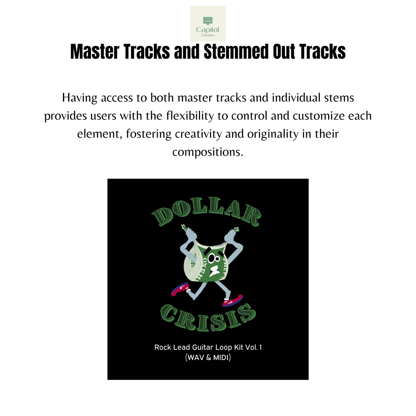 Dollar Crisis Rock Lead Guitar Loop Kit Vol. 1