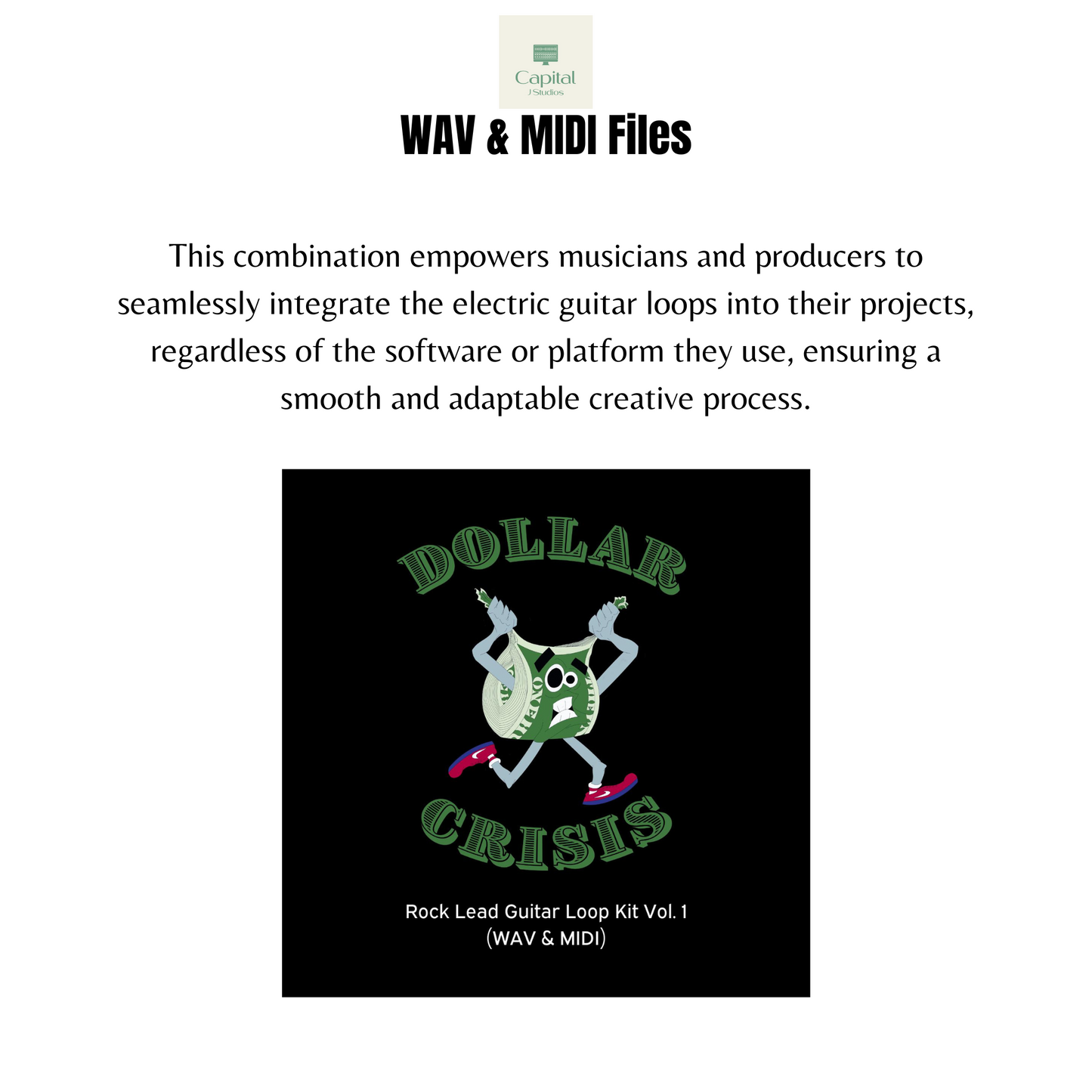 Dollar Crisis Rock Lead Guitar Loop Kit Vol. 1